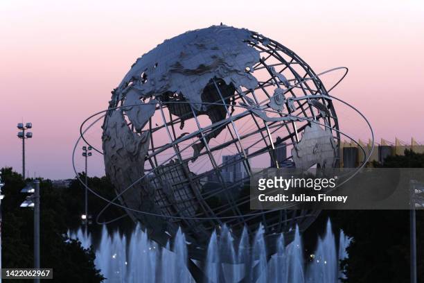 General view of the Unisphere from Arthur Ashe Stadium during the Women’s Singles Semifinal match between Iga Swiatek of Poland and Aryna Sabalenka...