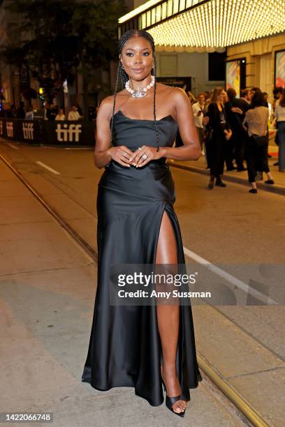 Gabrielle Union attends the "The Inspection" Premiere during the 2022 Toronto International Film Festival at Royal Alexandra Theatre on September 08,...