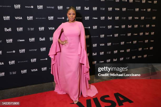 Sanaa Lathan attends the "On The Come Up" Premiere during the 2022 Toronto International Film Festival at Princess of Wales Theatre on September 08,...