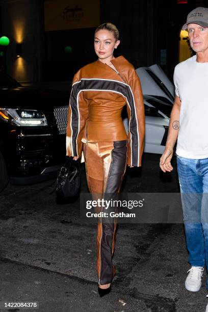 Gigi Hadid is seen in Gramercy on September 08, 2022 in New York City.