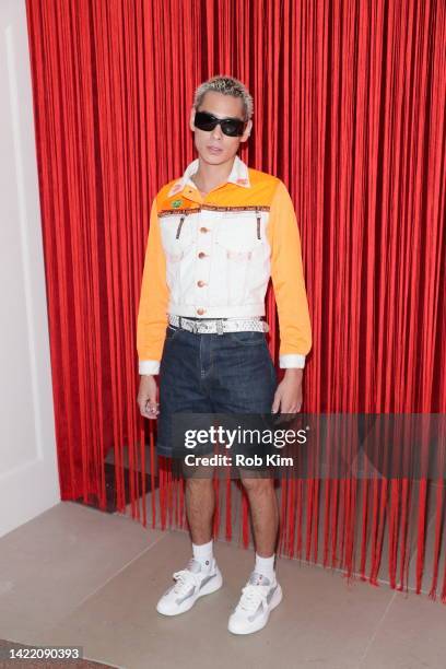 Evan Mock attends the Bergdorf Good Night Event at Bergdorf Goodman on September 08, 2022 in New York City.