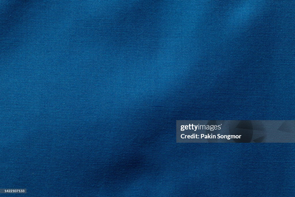 Blue Color Fabric Cloth Polyester Texture And Textile Background High ...