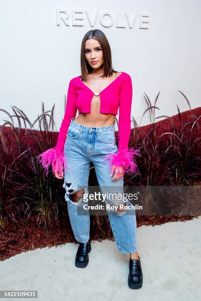 Olivia Culpo attends the REVOLVE Gallery NYFW Presentation at Hudson Yards on September 8, 2022 in New York City.