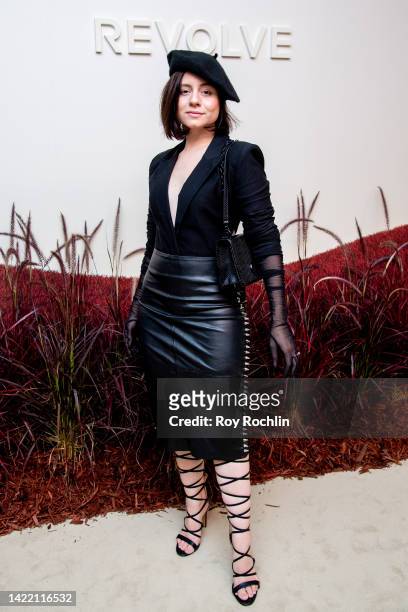 Maria Castellanos attends the REVOLVE Gallery NYFW Presentation at Hudson Yards on September 8, 2022 in New York City.