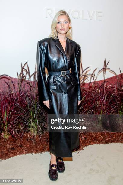 Elsa Hosk attends the REVOLVE Gallery NYFW Presentation at Hudson Yards on September 8, 2022 in New York City.