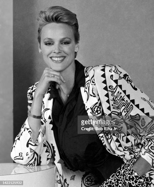 Actress Brigitte Nielsen during photo shoot June 17,1985 in Los Angeles, California.