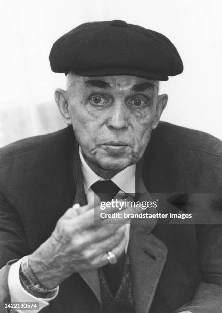 Austrian national football team coach Ernst Happel. Vienna. 3 March 1992.