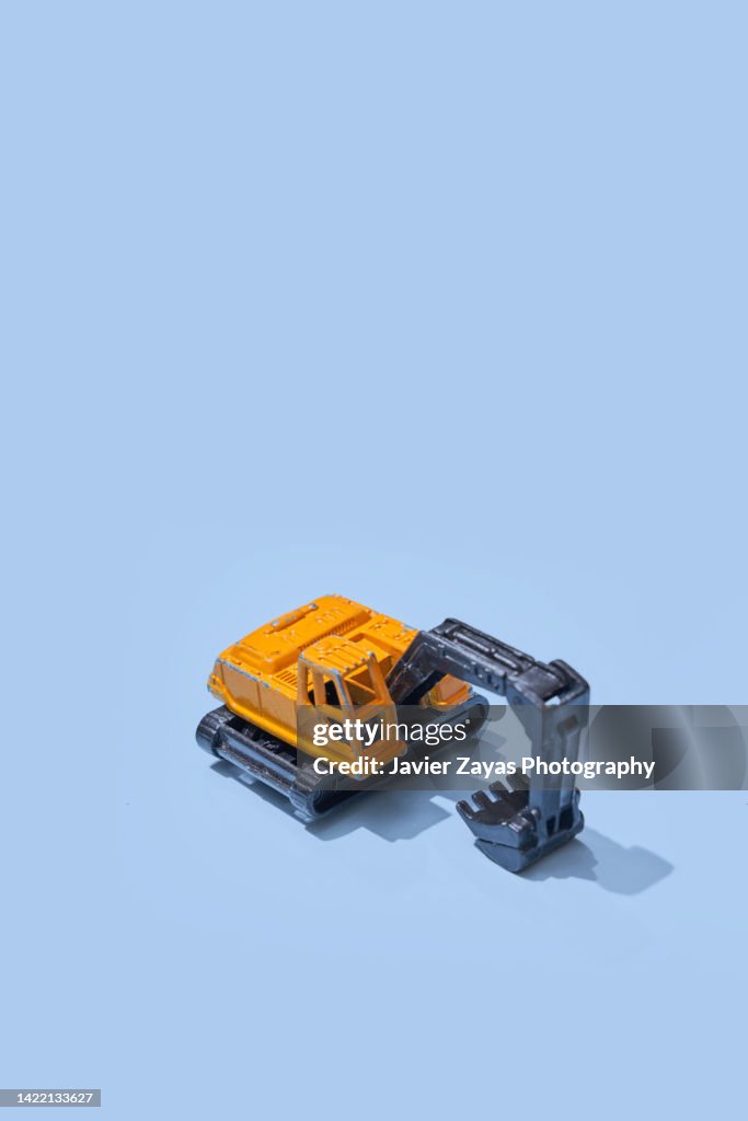 Yellow Toy Excavator