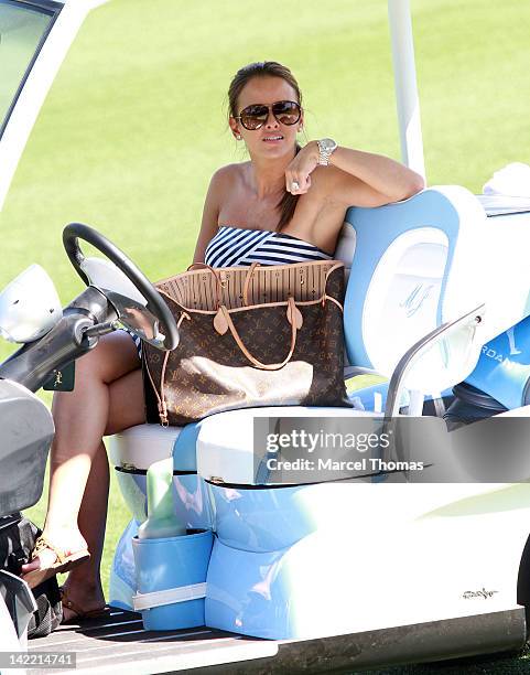 Yvette Prieto attends the 11th Annual Michael Jordan Celebrity Invitational golf tournament at Shadow Creek Golf Course on March 31, 2012 in Las...