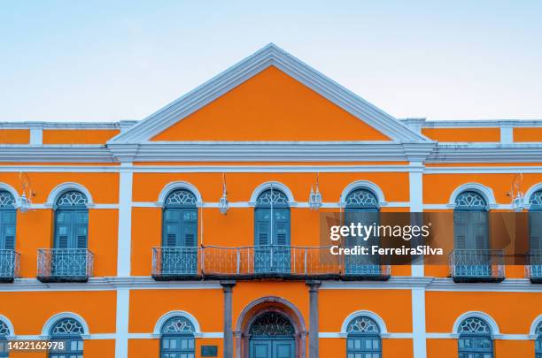 colonial style houses from olinda - maceió stock pictures, royalty-free photos & images