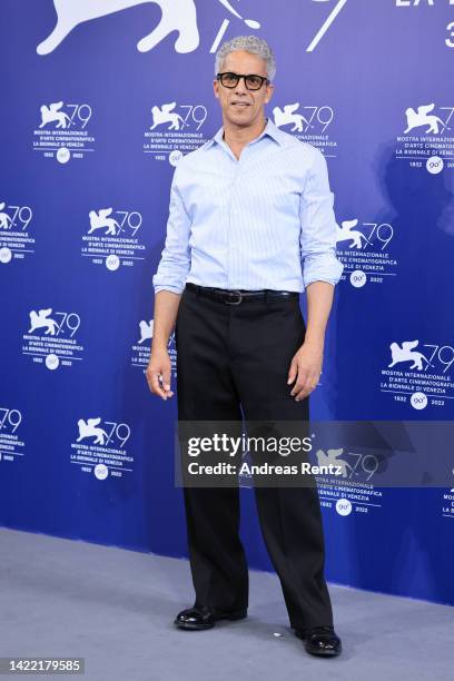 Sami Bouajila attends the photocall for "Les Miens" at the 79th Venice International Film Festival on September 09, 2022 in Venice, Italy.