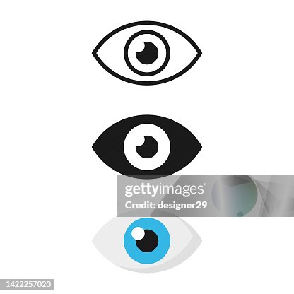 Eye Icon Set. Eye Icon Set.
