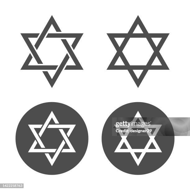 star of david icon. - 猶太教 幅插畫檔�、美工圖案、卡通及圖標