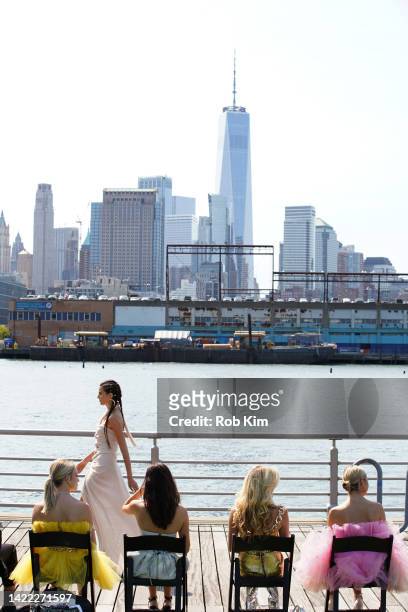 Model walks the runway during the Bronx & Banco fashion show during September 2022 New York Fashion Week: The Shows on September 09, 2022 in New York...