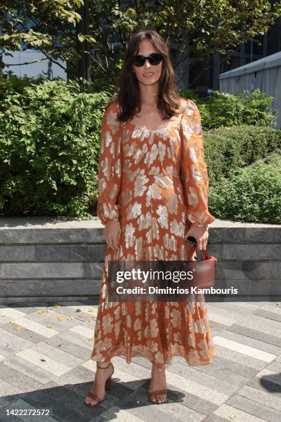 Sophie Auster attends the Lela Rose fashion show during September 2022 New York Fashion Week at Hudson Yards on September 09, 2022 in New York City.