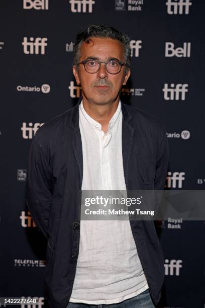 Thanassis Karathanos attends the "Mariupolis 2" Premiere during the 2022 Toronto International Film Festival at Scotiabank Theatre on September 09,...