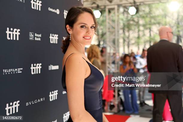 Noémie Merlant attends the "Baby Ruby" Premiere during the 2022 Toronto International Film Festival at Royal Alexandra Theatre on September 09, 2022...