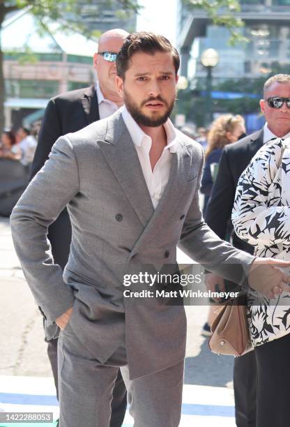 Kit Harington attends the "Baby Ruby" Premiere during the 2022 Toronto International Film Festival at Royal Alexandra Theatre on September 09, 2022...