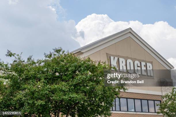 Kroger grocery store is seen on September 09, 2022 in Houston, Texas. Kroger stock increased six percent as the company has surpassed profit and...