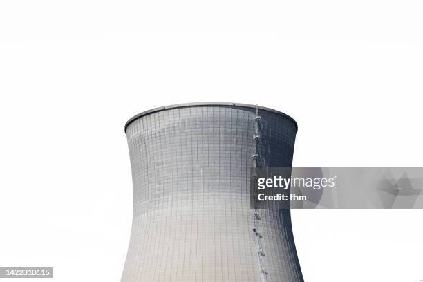 cooling tower cut out - nuclear reactor ストックフォトと画像