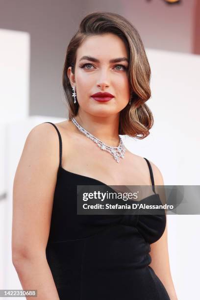 Nilufar Addati attends the "Chiara" red carpet at the 79th Venice International Film Festival on September 09, 2022 in Venice, Italy.