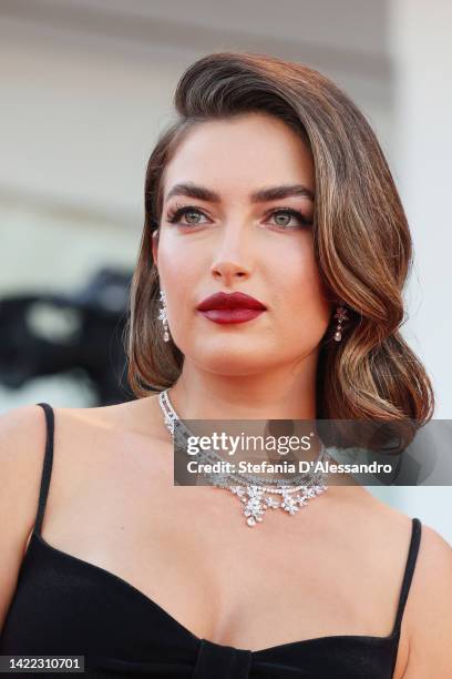 Nilufar Addati attends the "Chiara" red carpet at the 79th Venice International Film Festival on September 09, 2022 in Venice, Italy.