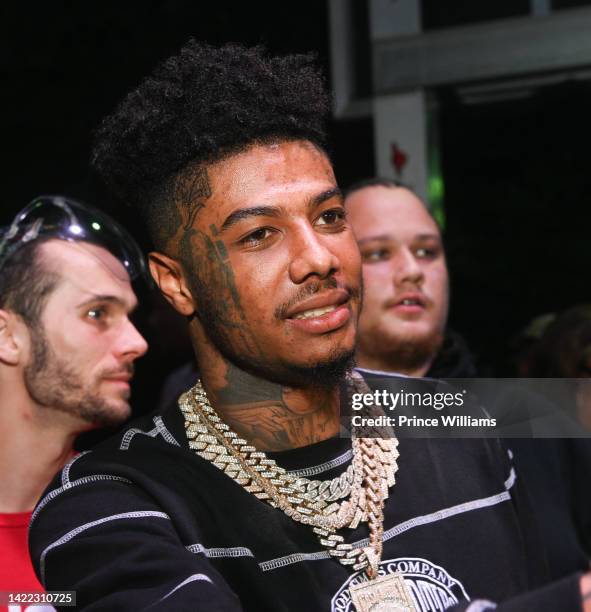 Blue Face Rapper Now Blueface Photos and Premium High Res Pictures - Getty Images