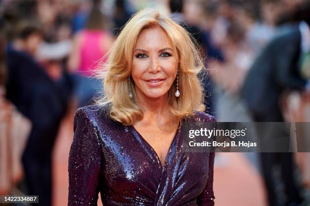 Norma Duval attends Master Chef Celebrity premiere during Festval on September 09, 2022 in Vitoria-Gasteiz, Spain.