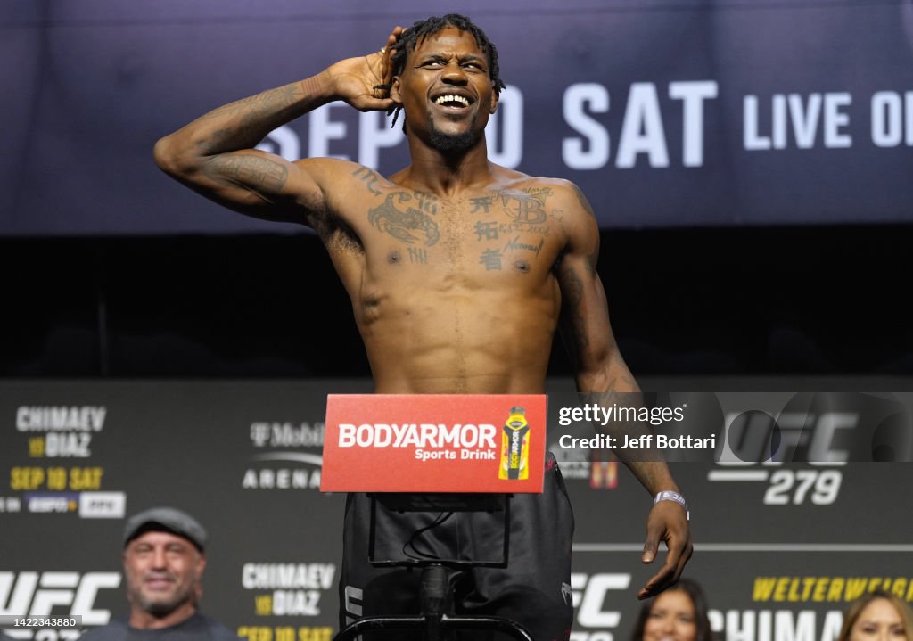UFC 279 Ceremonial Weigh-in