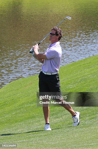 Paul O'Neill attends the 11th Annual Michael Jordan Celebrity Invitational golf tournament at Shadow Creek Golf Course on March 31, 2012 in Las...