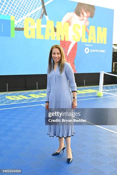 New York City Planning Commissioner, Hope Knight attends GLAM SLAM Presented by NYFW: The Shows and Chase Sapphire Session 3: Style of Sport with...