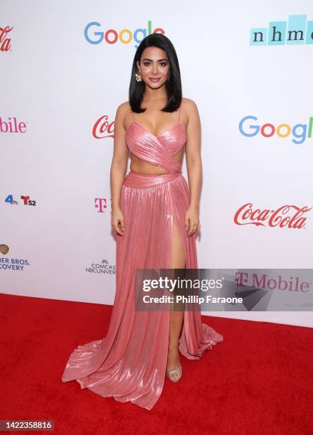 Emeraude Toubia attends the National Hispanic Media Coalition Impact Awards Gala 2022 at Beverly Wilshire, A Four Seasons Hotel on September 09, 2022...