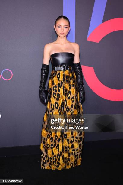 Leni Klum attends 2022 Harper's Bazaar ICONS & Bloomingdale's 150th Anniversary on September 09, 2022 in New York City.