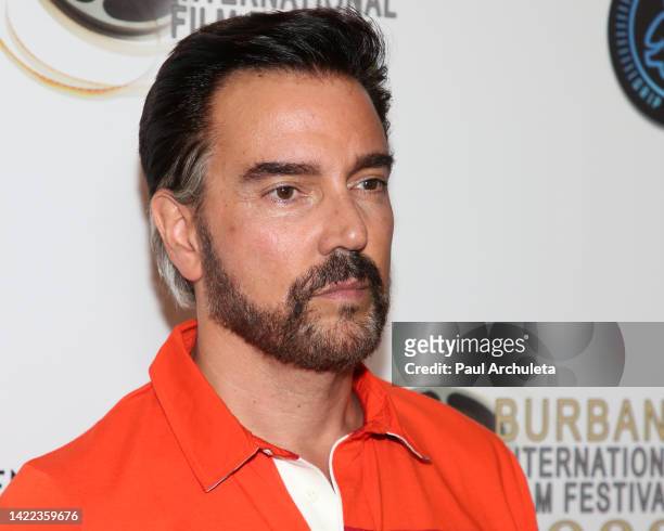 Actor Jeff Marchelletta attends the 14th annual Burbank International Film Festival opening night at AMC Burbank 16 on September 08, 2022 in Burbank,...