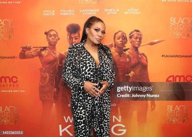 Beverly Bond attends the New York screening of "The Woman King" at AMC 34th Street on September 09, 2022 in New York City.