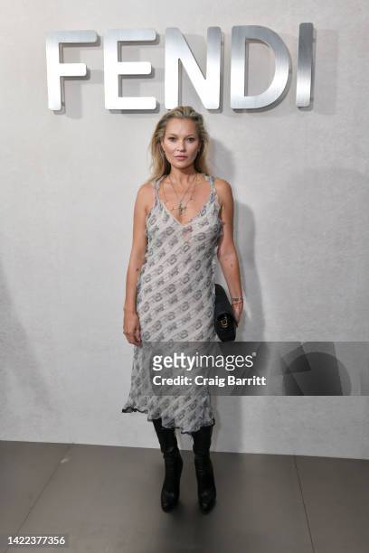 Kate Moss attends the FENDI 25th Anniversary of the Baguette at Hammerstein Ballroom on September 09, 2022 in New York City.