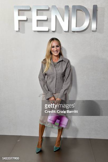 Sarah Jessica Parker attends the FENDI 25th Anniversary of the Baguette at Hammerstein Ballroom on September 09, 2022 in New York City.