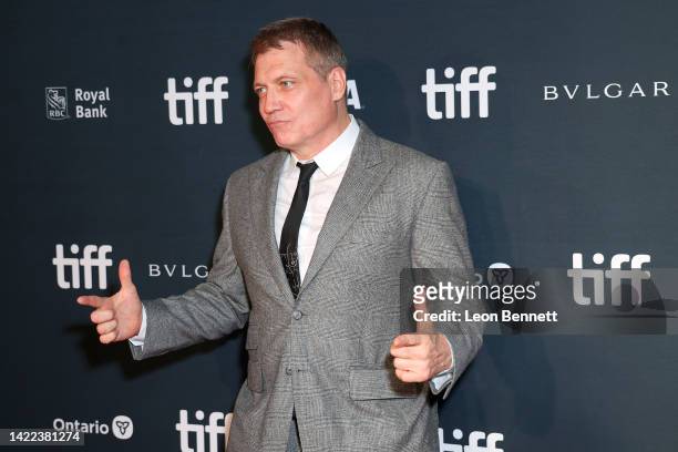 Holt McCallany attends the "Butcher's Crossing" Premiere during the 2022 Toronto International Film Festival at Roy Thomson Hall on September 09,...