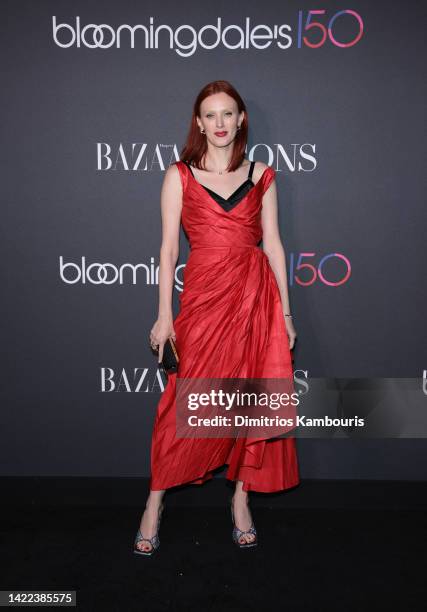 Karen Elson attends as Harper's BAZAAR and Bloomingdale's Host Fête September 9 Celebrating Harper's BAZAAR Global ICONS Portfolio and Bloomingdale's...