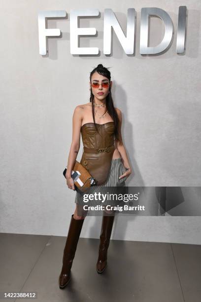 Danna Paola attends the FENDI 25th Anniversary of the Baguette at Hammerstein Ballroom on September 09, 2022 in New York City.