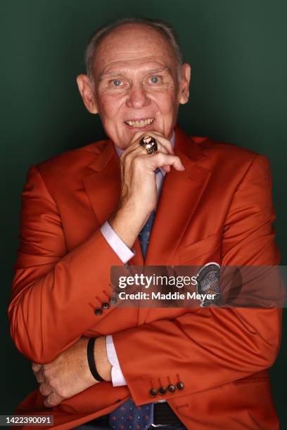 George Karl poses for a portrait during the 2022 Basketball Hall of Fame Enshrinement Tip-Off Celebration & Awards Gala at Mohegan Sun on September...