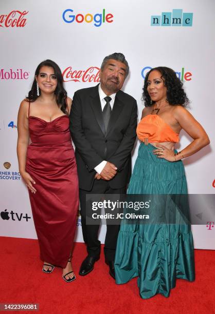 Honoree Mayan Lopez, Impact Award for Authentic Storytelling, honoree George Lopez, Impact Award for Authentic Storytelling, and Selenis Leyva,...