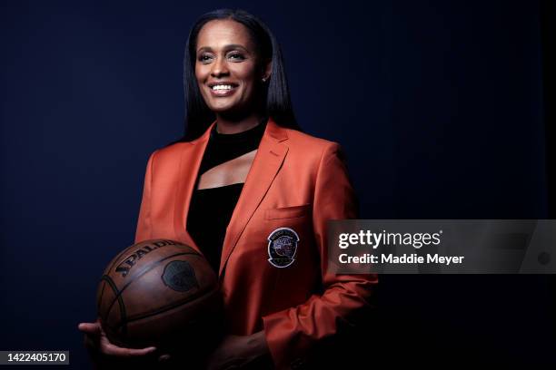 Swin Cash poses for a portrait during the 2022 Basketball Hall of Fame Enshrinement Tip-Off Celebration & Awards Gala at Mohegan Sun on September 09,...