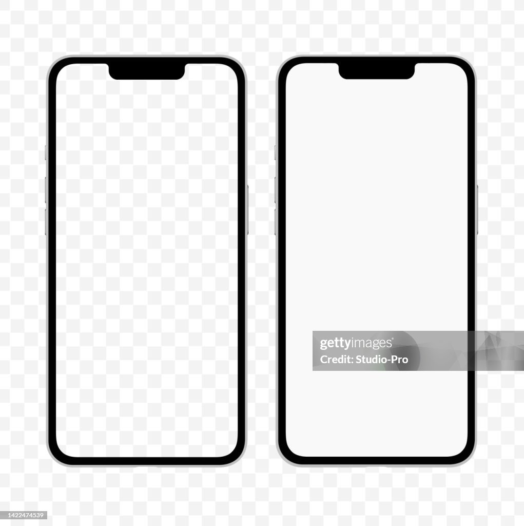 Phone template similar to iphone mockup