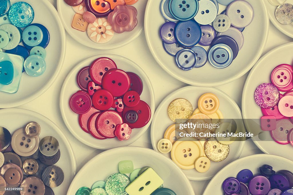 Collection of pretty buttons