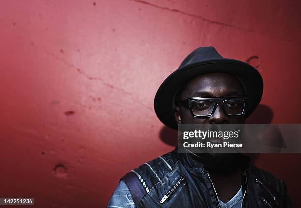 Will.i.am from The Black Eyed Peas attends a young indigenous AFL players clinic at Sydney Cricket Ground on April 1, 2012 in Sydney, Australia.