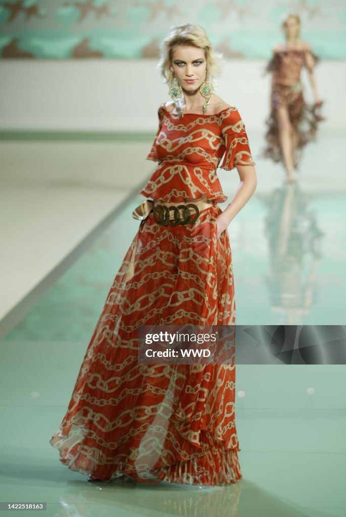 Models 2003 A model on the runway at the Valentino Spring 2003 show in Paris. News ...