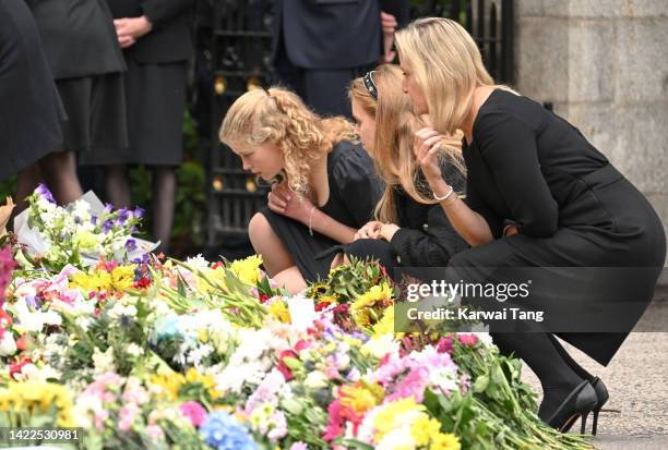 Prince Andrew, Duke of York, Prince Edward, Earl of Wessex, Anne, Princess Royal, Peter Phillips, Princess Eugenie, Princess Beatrice, Sophie,...