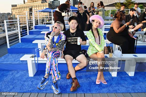 Chris Lavish, Leo Jeany and Narcissa attend GLAM SLAM Presented by NYFW: The Shows and Chase Sapphire Session 3: Style of Sport with Cynthia Rowley:...