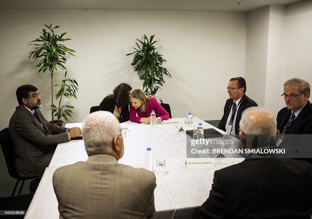 US Secretary of State Hillary Clinton (